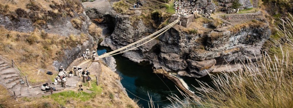 Queswachaka and Caving