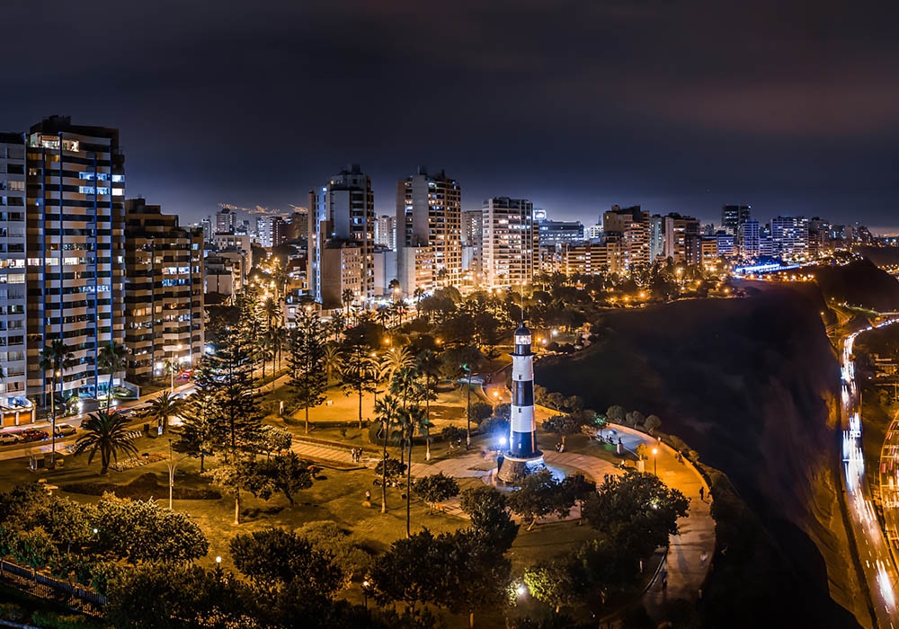 Lima – a view at night