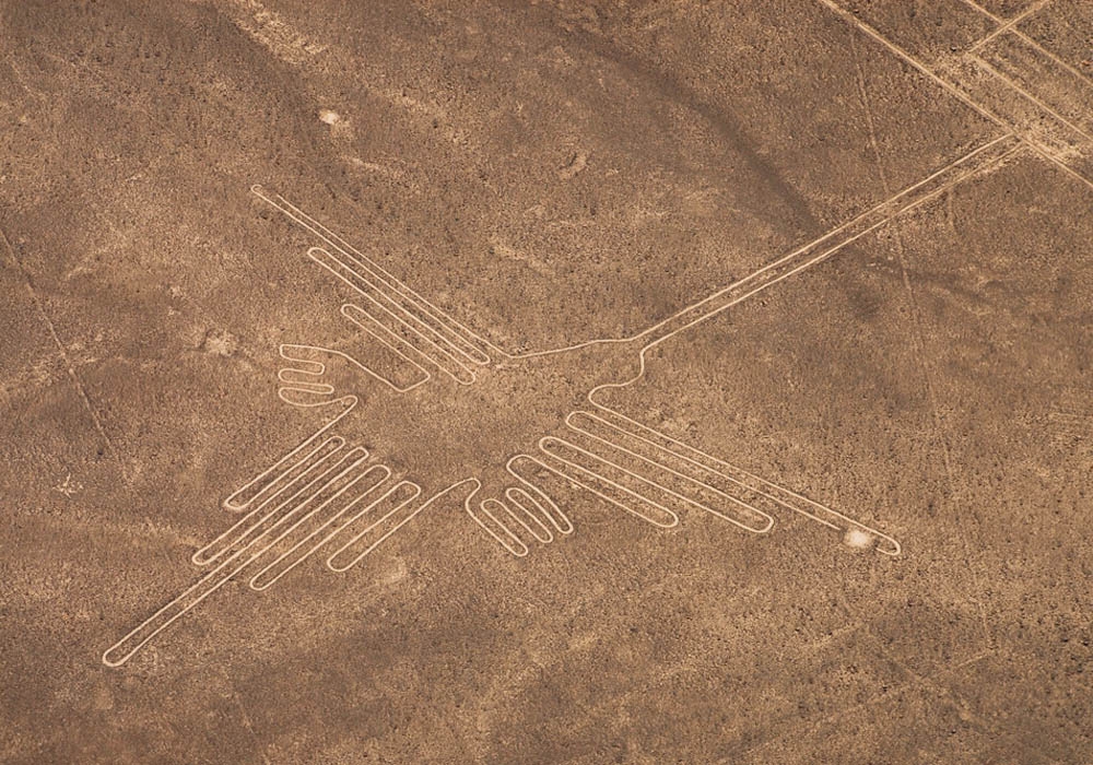 Nazca lines – Colibri shape